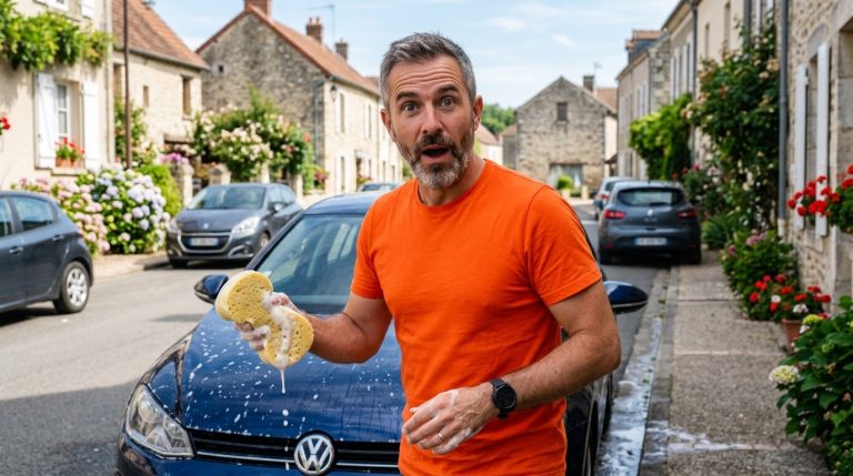 Municipal Police Knock the Next Day: Man Had Been Washing His Car in the Street for 20 Years, Unaware It Was Prohibited