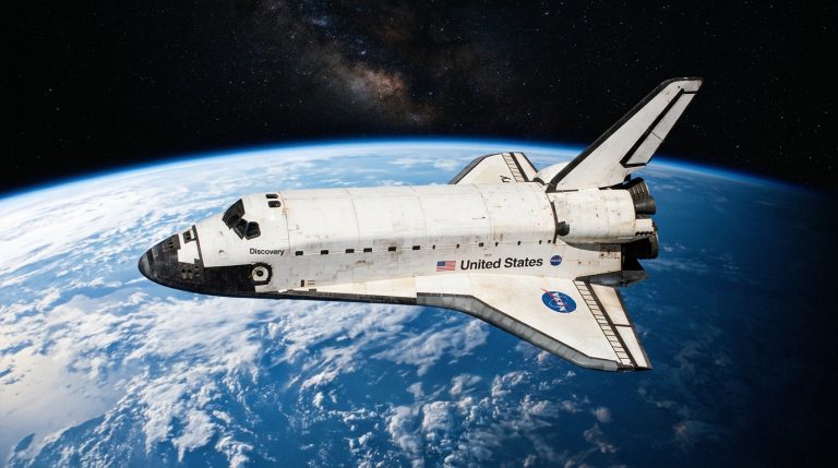A Flash Struck Space Shuttle Discovery in Orbit with No Alarms Triggered: In 1985, the Light Came from Earth