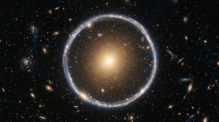 We Thought This Einstein Ring Was Theoretical: Hubble Captured It 62 Years After Einstein