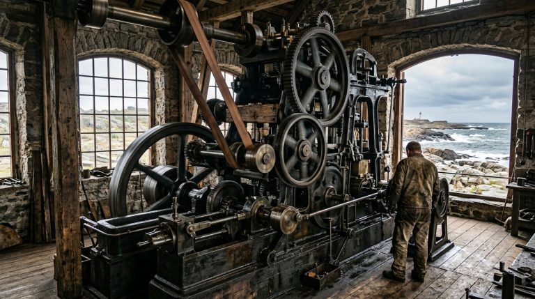A 2-Ton Machine Still Turning on the Swedish Coast Since 1924, Never Replaced by Electronics