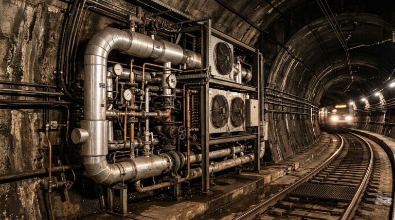 Channel Tunnel Could Reach 50°C If Four Machines Stop Under 38 km of Cold Water