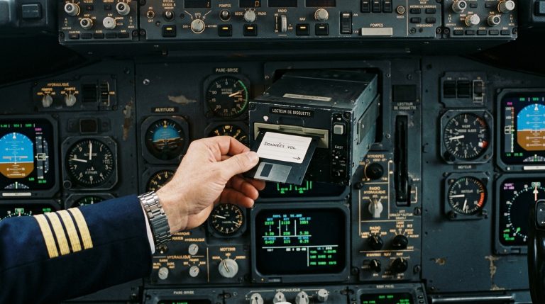 Boeing 747-400 Cockpit: A Reader Has Lain Dormant Since the 1990s, Manually Recharged by Pilots Every 28 Days