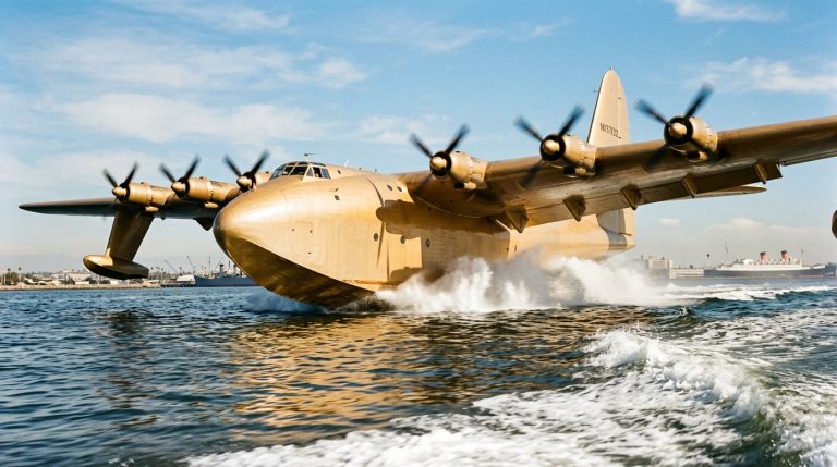 United States’ 136-Ton Wooden Aircraft With a 97-Meter Wingspan Has Only Left the Water Once