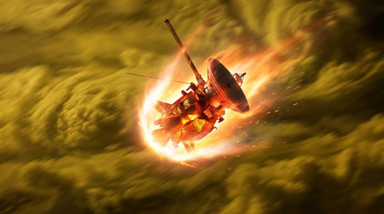NASA Protects Two Promising Small Worlds by Crashing Its Probe into Saturn at 113,000 km/h