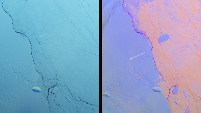 2002 Ice Shelf Breakup: An Ice Shelf the Size of a French Department Disintegrates in Just Over a Month, Releasing the Glaciers It Had Been Holding Back