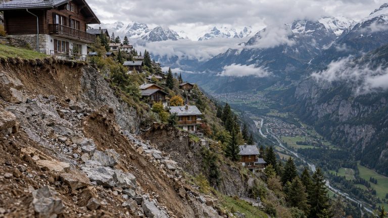 Swiss Village Saved from Landslide by Tunnel Beneath It as Canton Pays Residents to Leave and Demolish Their Homes