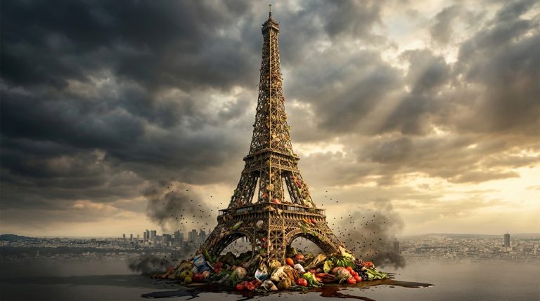 France’s Food Waste: Throwing Away Stale Bread, Overripe Fruit and Expired Yogurt — Nearly a Thousand Eiffel Towers Stacked Out of Sight