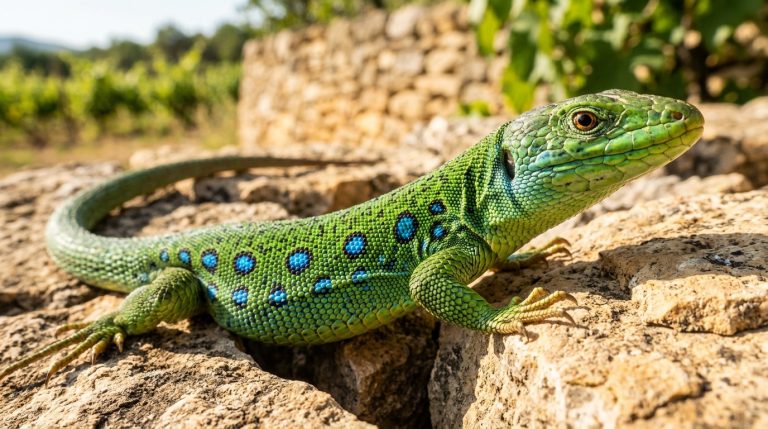 Small Mammals Literally Save France’s Largest Lizard by Digging Burrows Under the Corbières Vineyards