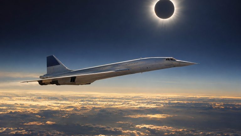 Concorde 001 Mach 2 Extends Total Solar Eclipse from 7 to 74 Minutes (June 30, 1973)