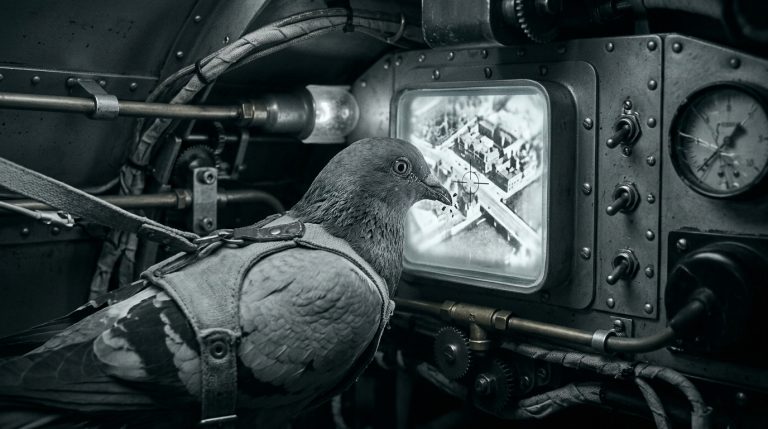 American Psychologist Trains Birds to Peck at a Screen with Their Beaks, Literally Entrusting Missile Guidance to a City Pigeon