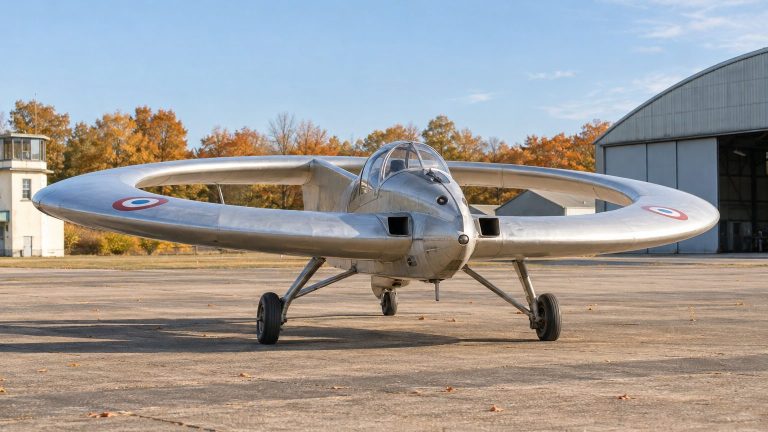 France’s Ring-Wing Aircraft with Vertical Takeoff (1959): Only One Prototype Flown for Two Months, No Second Built