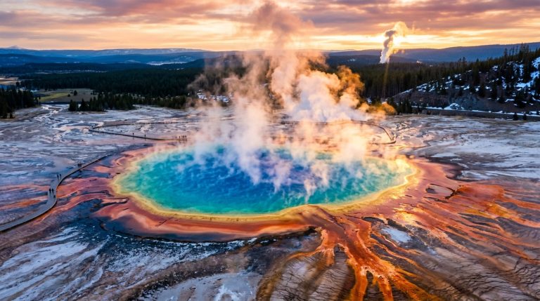 This Rainbow Basin: Millions Photograph It From Walkways, Water No One Touches Twice