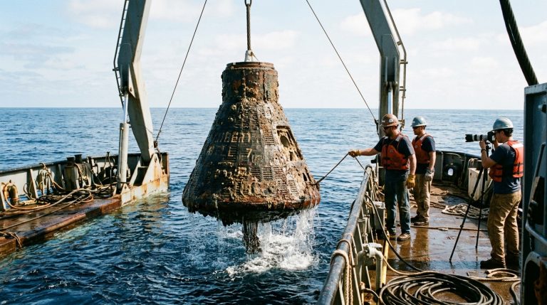 Gus Grissom Accused Since 1961 of Blowing the Capsule Hatch, But What Lurked at 4,900 Meters Under the Atlantic Has Never Been Proven