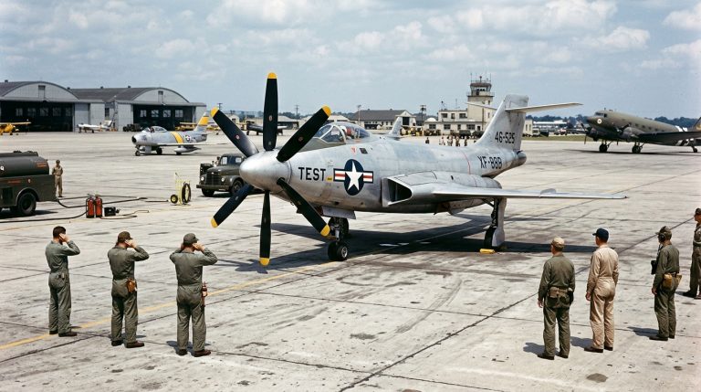1955: U.S. Plane With Propeller Spinning Faster Than the Speed of Sound Grounded After 12 Flights