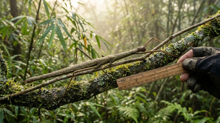 62.4 cm with Outstretched Legs: Insect Found in 2014 on a Mountain in Southern China Surpasses 807,625 Recorded Specimens