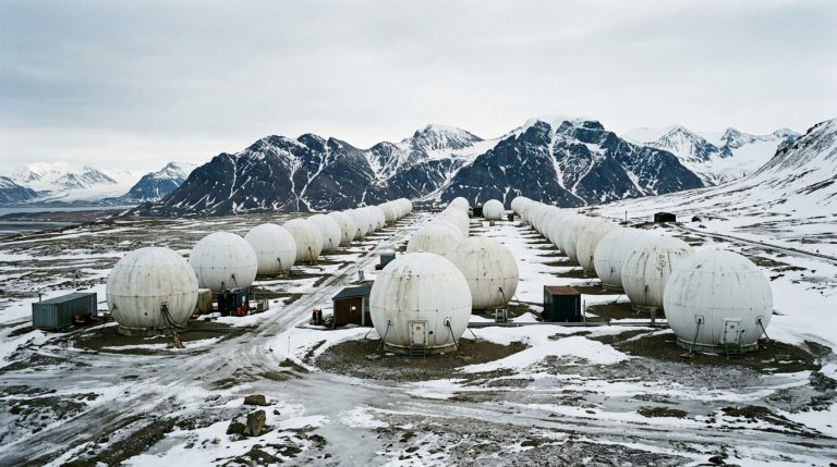 Norwegians Planted 150 Antennas on an Arctic Plateau in 1997, Linking Global Weather to a Mountain