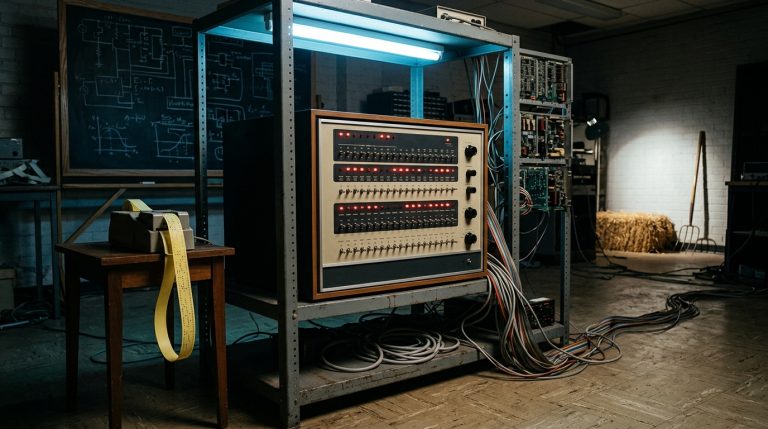 Suitcase-Sized Computer: 1 Million Operations Per Second in 1971 — Polish Inventor Becomes a Pig Farmer