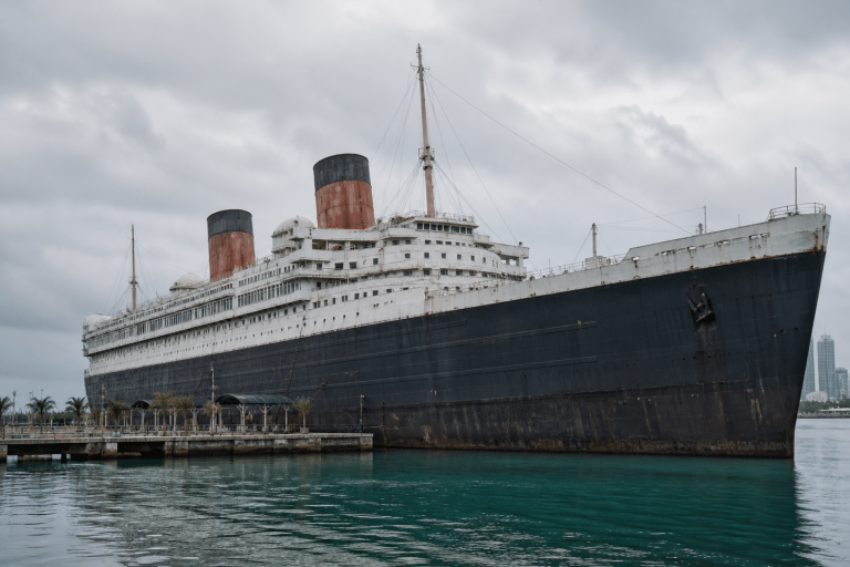 France’s Longest-Ever Ocean Liner: Sold in 1979, Renamed Norway, Docked in Miami After May 2003