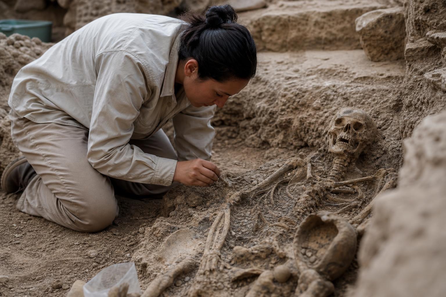 Archaeologists open a thousand-year-old burial site in the Southwest and find something they never expected
