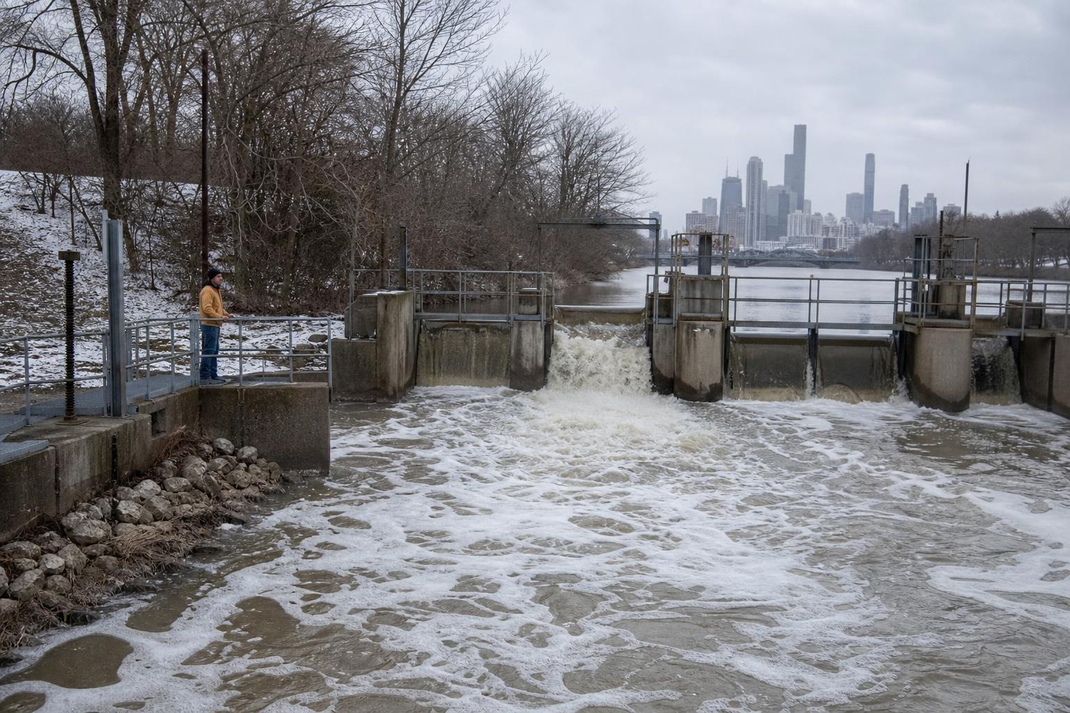 By reversing the flow of the Chicago River in 1900 engineers literally sent the city’s sewage to St. Louis and got sued by Missouri