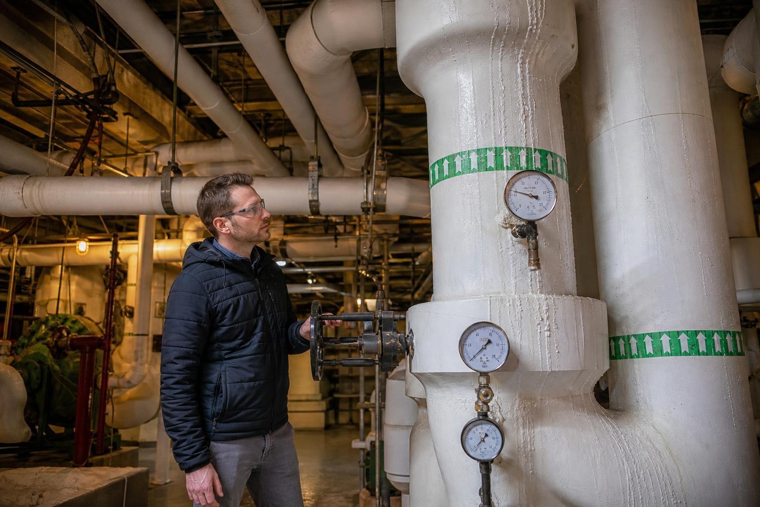 Downtown Chicago is slowly shifting and geologists have traced the cause to the heat leaking out of its own basements