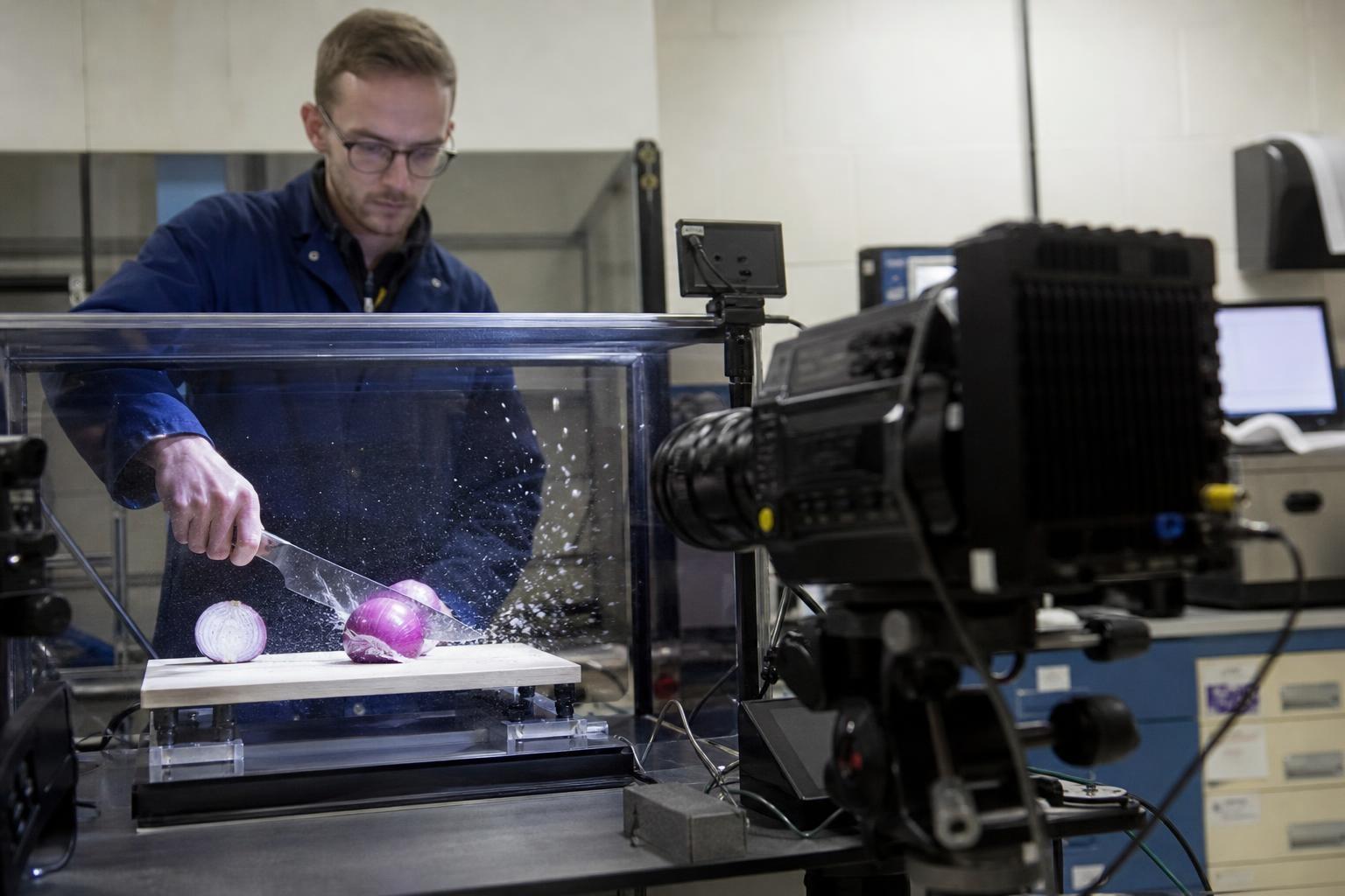 Here is the surprising discovery researchers made by filming onions in slow motion: the sharper the knife the fewer the tears