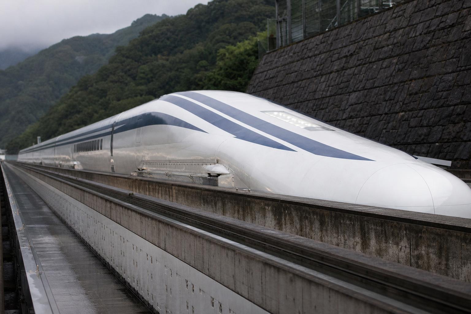 Japan is testing a train that levitates at 370 mph and beats planes on short trips