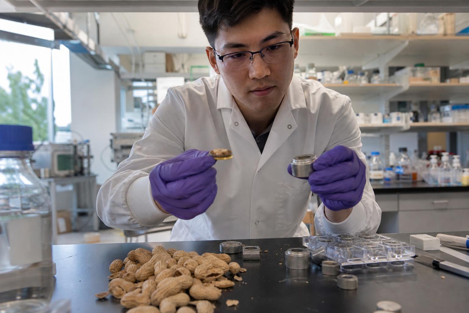 Researchers turn peanut shells into batteries that outlast lithium