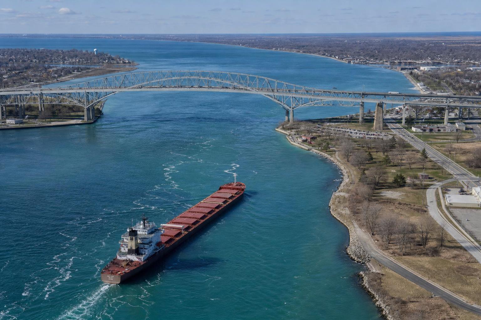 The Great Lakes hold enough water to cover the lower 48 states 3 metres deep and yet less than 1 % of it is renewed each year
